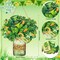 St. Patrick's Day Welcome Sign Wooden Hanging Decor Farmhouse Rustic Door Decoration St. Patrick's Day Wreath Sign with Bow Ornament for Holiday Irish Home Indoor Outdoor Farmhouse Window